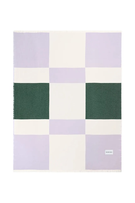 Maison Deux Koc bawełniany Check Bold 140 x 180 cm