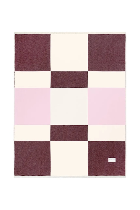 Maison Deux Koc bawełniany Check Bold 140 x 180 cm