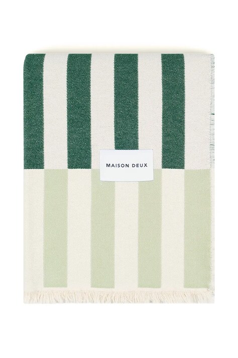 Maison Deux Koc bawełniany Tiles 140 x 180 cm