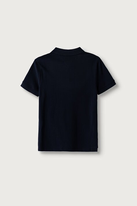 Tommy Hilfiger Polo dziecięce bawełniane granatowe KB0KB09103