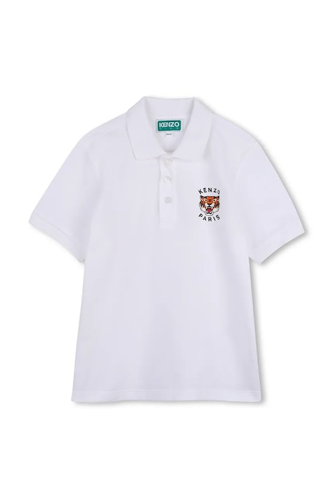 Kenzo Kids Polo majica za djecu od pamuka bijela K62045