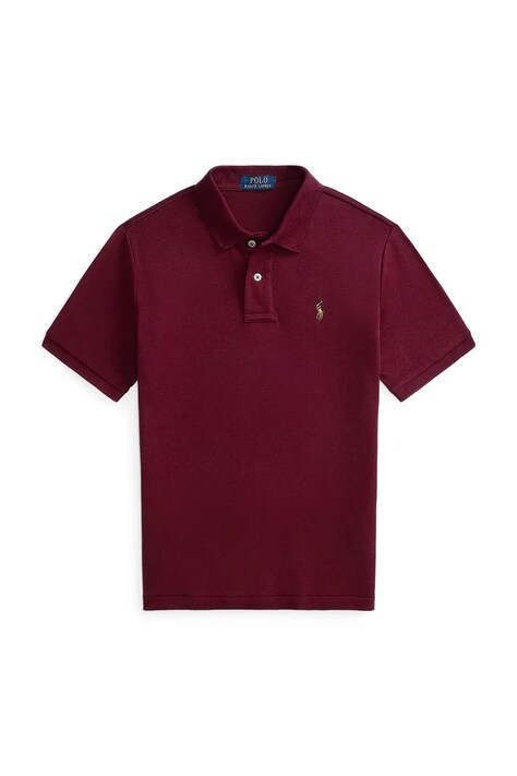 Polo Ralph Lauren Polo majica za djecu od pamuka bordo 323952431008