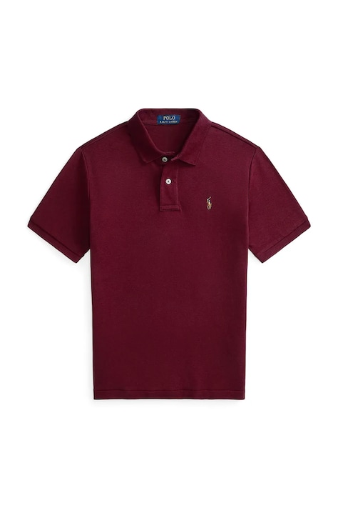 Polo Ralph Lauren Polo majica za djecu od pamuka bordo 323952431008
