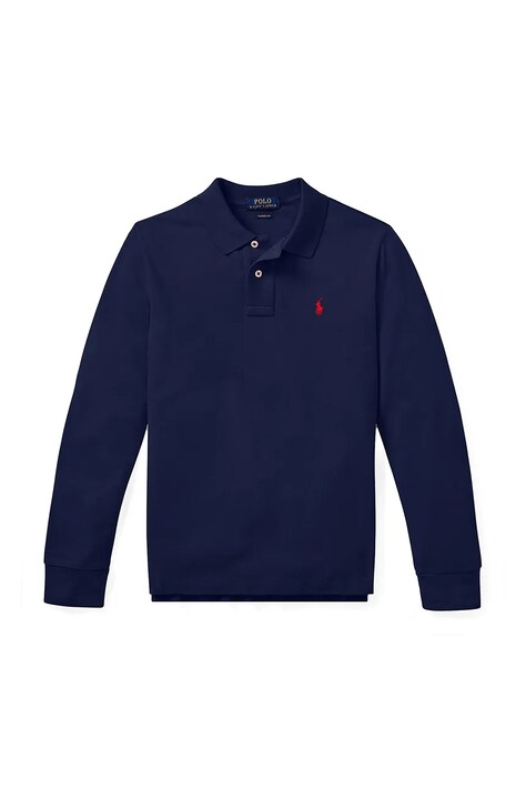 Polo Ralph Lauren majica z dolgimi rokavi otroška bombažna mornarsko modra 323703634032