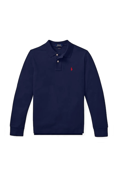 Polo Ralph Lauren majica z dolgimi rokavi otroška bombažna mornarsko modra 323703634032