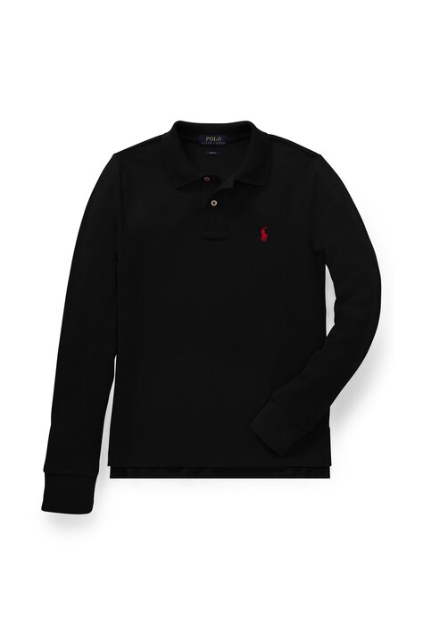 Polo Ralph Lauren Лонгслів дитячий бавовняний чорний 323703634011