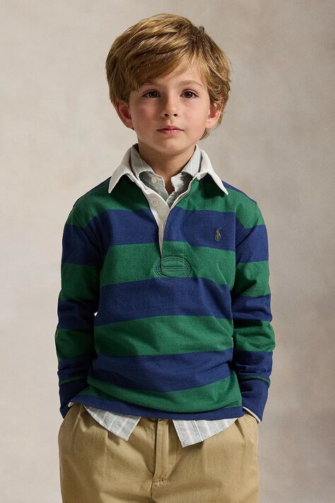 Polo Ralph Lauren Polo majica za djecu od pamuka zelena 322932280503
