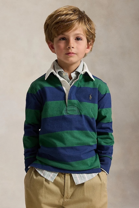 Polo Ralph Lauren Polo majica za djecu od pamuka zelena 322932280503