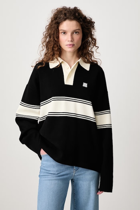 WRSTBHVR LEV V2 sweter z wiskozą damski czarny U6026GT