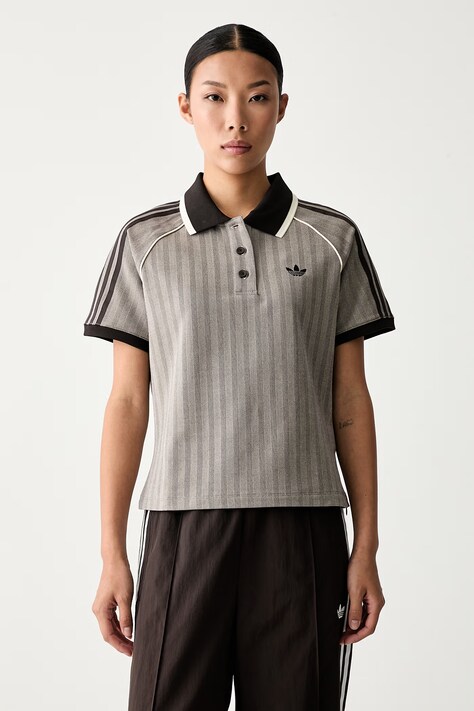 adidas Originals polo damskie brązowe KX1871