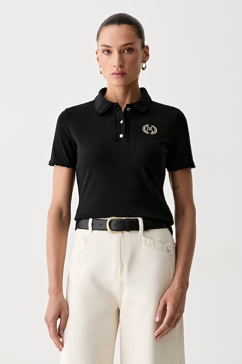 Morgan polo pentru femei DFESTON negru DFESTON