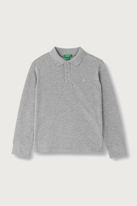 United Colors of Benetton Longsleeve dziecięcy bawełniany szary 3089C302E