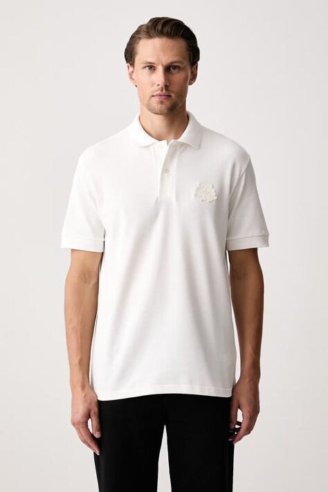 Lacoste Polo sportowe męskie bawełniane beżowe PH9796