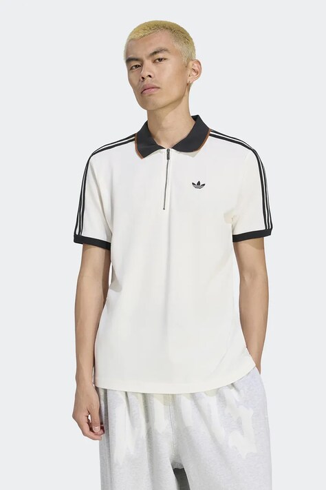 adidas Originals Polo męskie z bawełną białe KE4171