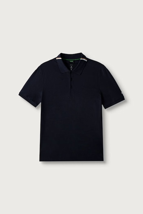 BOSS Green Polo tričko pánske bavlnené s elastanom PL_GOC Rank tmavomodré 50570014
