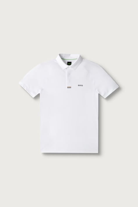 BOSS Green Polo tričko pánske PL_GOC Paddytech biele 50570012