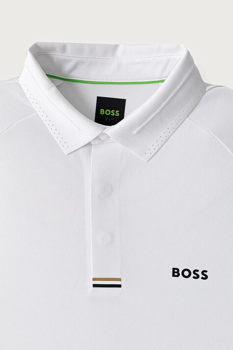 BOSS Green Polo majica za muškarce PL_GOC Paddytech bijela 50570012