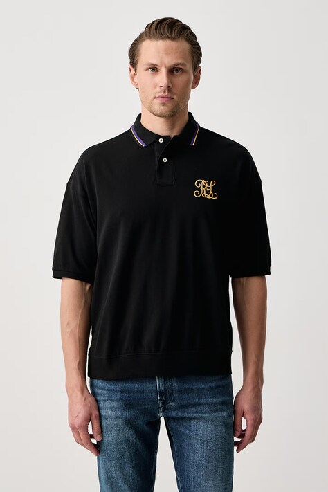 Polo Ralph Lauren Polo męskie bawełniane czarne 710B28617