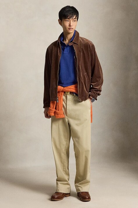 Polo Ralph Lauren поло чоловіче бавовняне — AW26-POMZRU, блакитний — фото 3