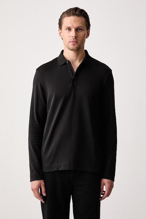 Joop! Longsleeve męski bawełniany czarny 30104659