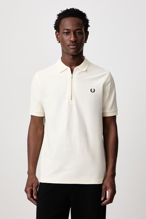 Fred Perry Polo męskie bawełniane beżowe M3400