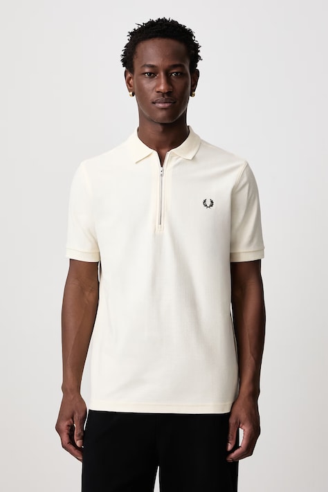 Fred Perry Polo męskie bawełniane beżowe M3400