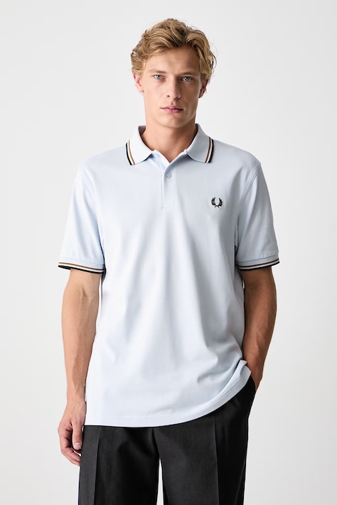Fred Perry Męskie bawełniane niebieskie M3600
