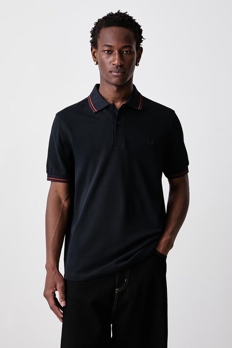 Fred Perry Polo męskie bawełniane granatowe M3600