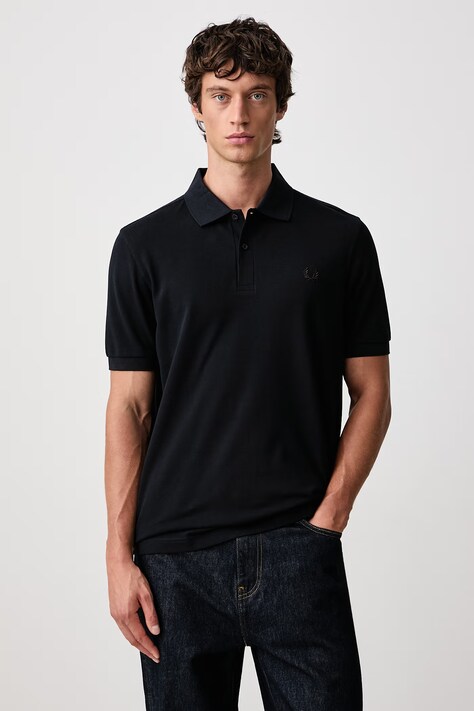 Fred Perry T-shirt męski bawełniany granatowy M6000
