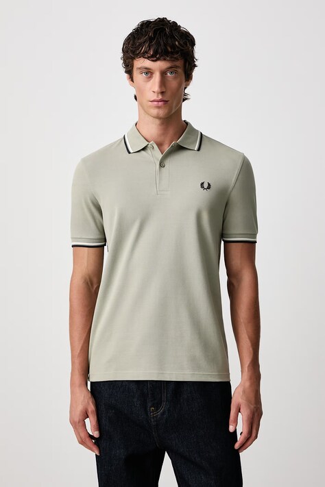 Fred Perry Polo męskie bawełniane zielone M3600