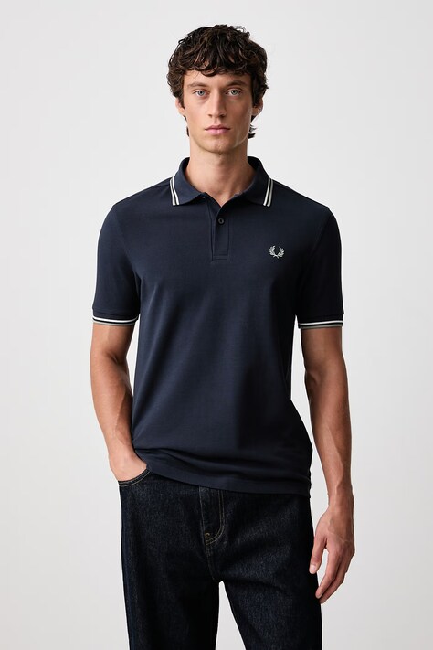 Fred Perry Polo męskie bawełniane granatowe M3600