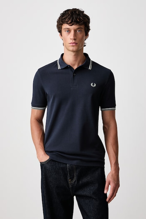 Fred Perry Polo męskie bawełniane granatowe M3600