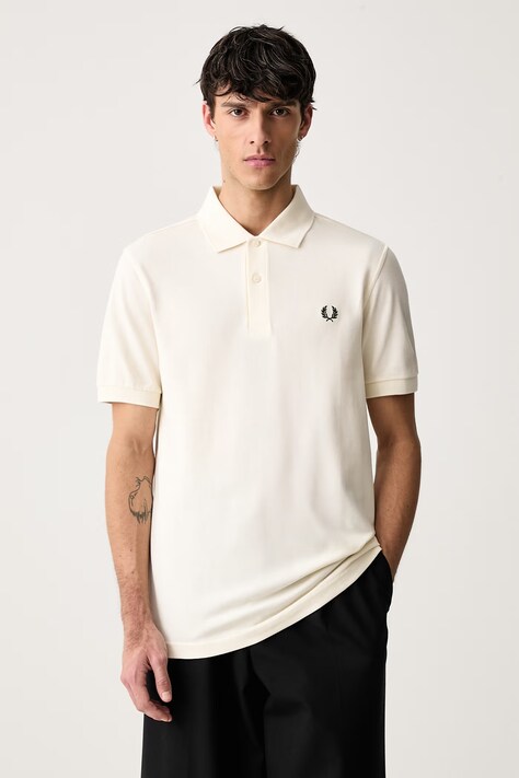 Fred Perry Polo męskie bawełniane beżowe M6000