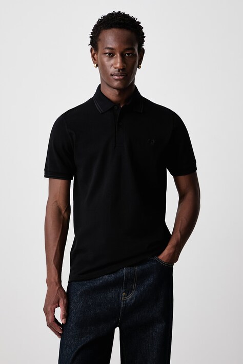 Fred Perry T-shirt męski bawełniany czarny M12