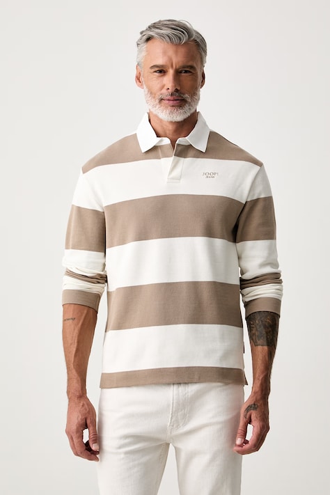 Joop! longsleeve męski bawełniany beżowy 30103316