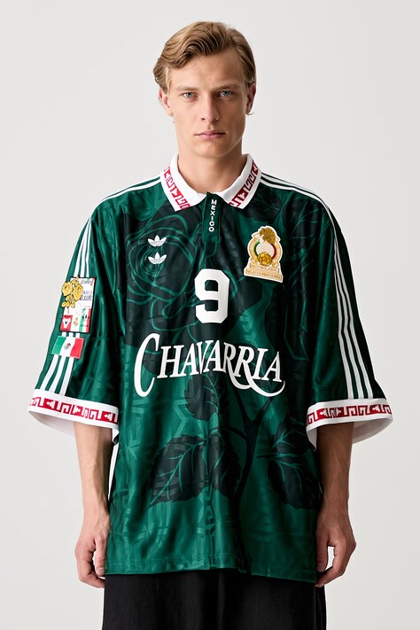 adidas Originals x Willy Chavarria polo męskie zielone KU7803