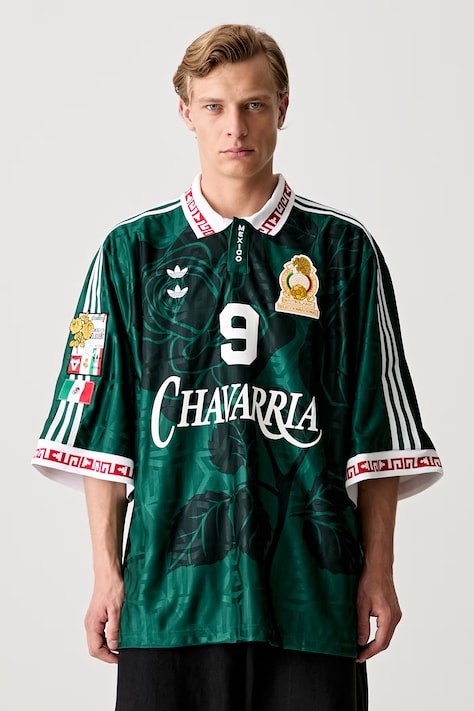 adidas Originals x Willy Chavarria polo męskie zielone KU7803