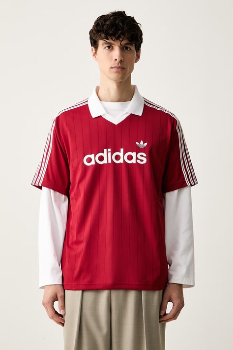 adidas Originals πόλο ανδρικό κόκκινο KS7455