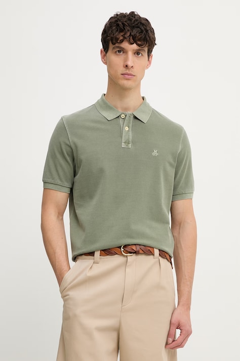 Marc O'Polo polo męskie bawełniane zielone 5000014284