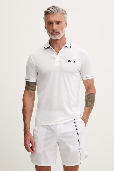 BOSS Green polo da uomo Paul Pro beige 50506203
