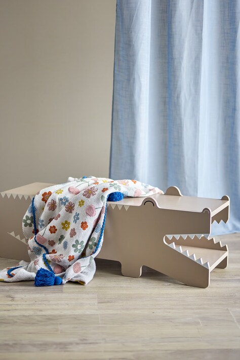 Bloomingville MINI Siedzisko dziecięce Arnie Bench beżowe 82063663