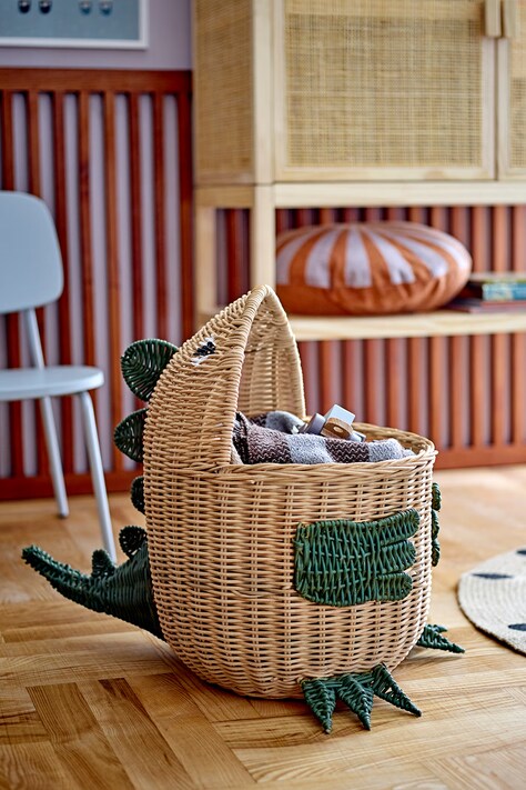 Bloomingville MINI Kosz na zabawki dziecięcy Eddi Basket beżowy 82054938