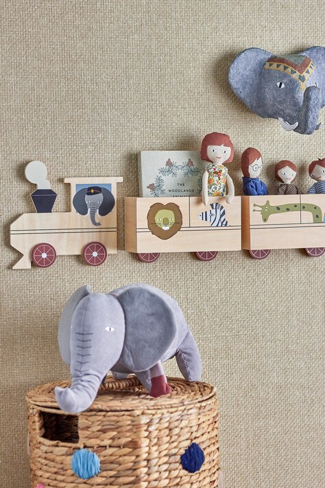 Bloomingville MINI Półka ścienna dziecięca Mallen Shelf multicolor 82058390