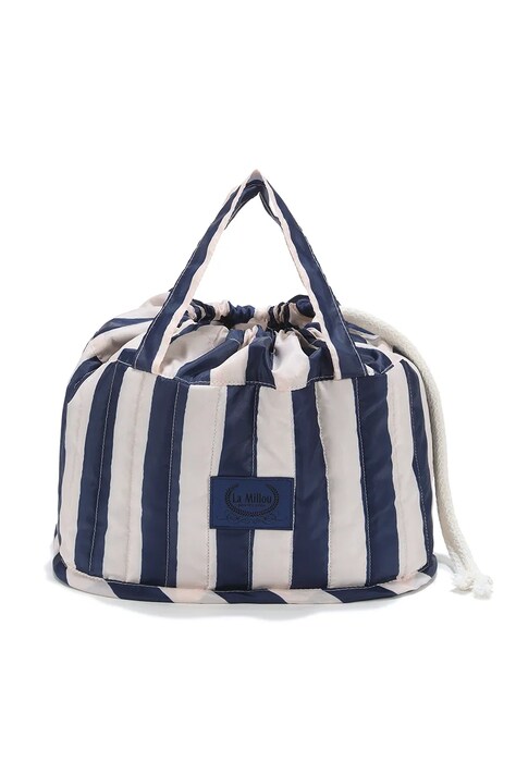 La Millou Organizer przenośny niemowlęcy STRIPES NAVY granatowy 155288