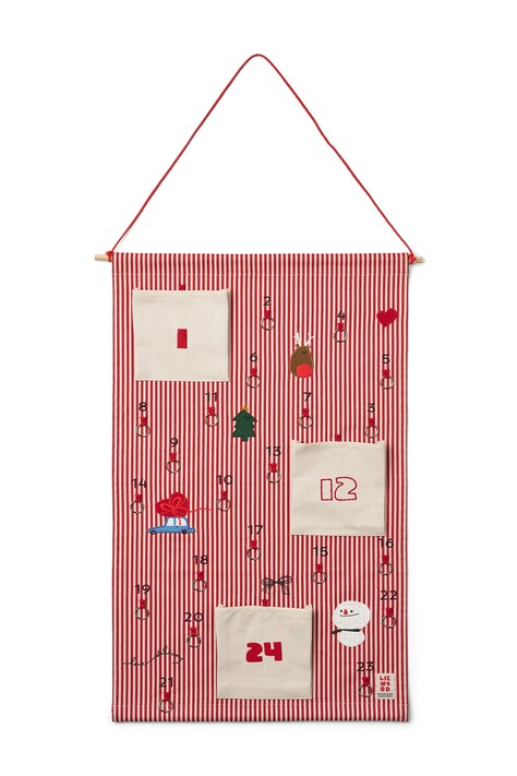 Liewood Calendario di Avvento per bambini Blaise Christmas Calendar rosso LW21251