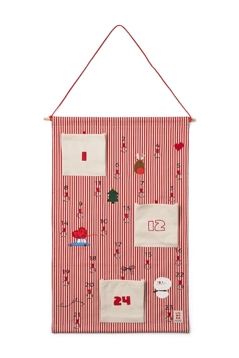 Liewood Calendario di Avvento per bambini Blaise Christmas Calendar rosso LW21251