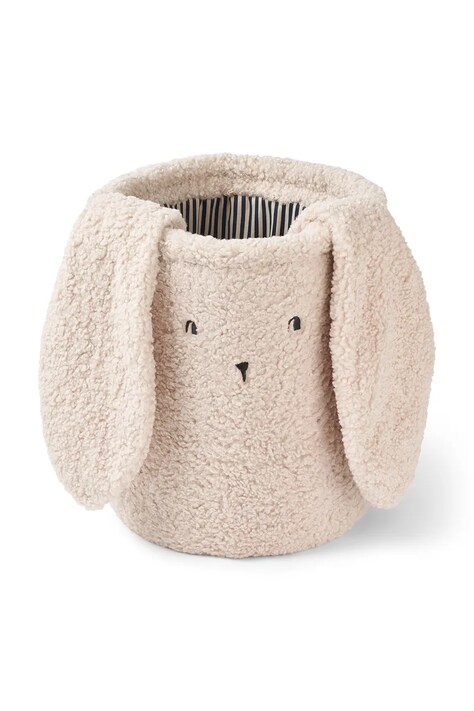 Liewood Καλάθι για παιχνίδια παιδικό φλις Morley Rabbit Pile Basket μπεζ LW21174