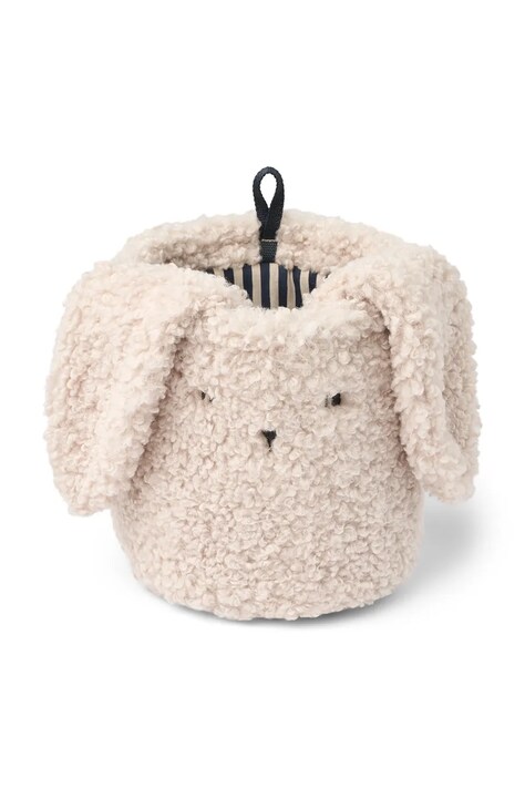 Liewood Καλάθι για παιχνίδια παιδικό φλις Ib Rabbit Pile Basket μπεζ LW21172