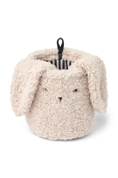 Liewood Koš za igrače otroški flis Ib Rabbit Pile Basket bež LW21172