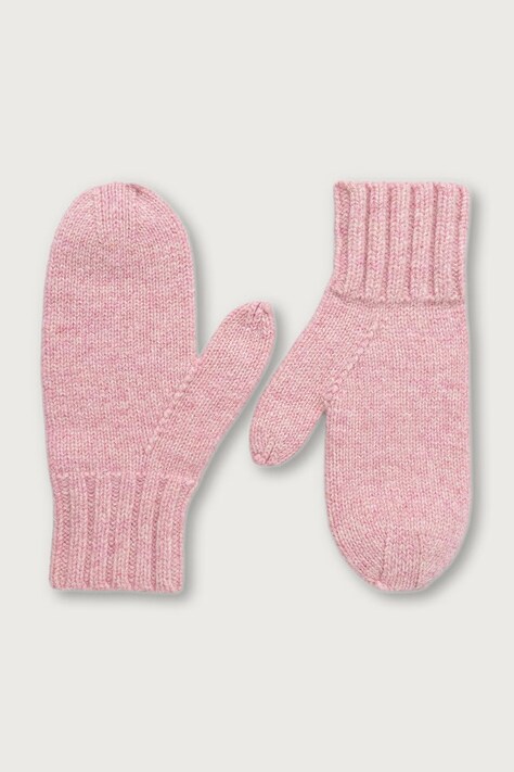 Cloimh Rękawiczki damskie wełniane różowe FW26.OWM